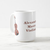 Mug Violon acoustique (Devant gauche)