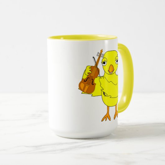 Mug Violon Chick (Devant droit)