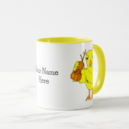 Mug Violon Chick (Devant droit)