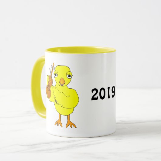 Mug Violon Chick (Devant gauche)