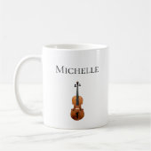 Mug Violon Classique Musique Cute Fiddle (Gauche)