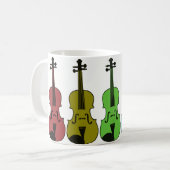 Mug Violon coloré (Devant gauche)