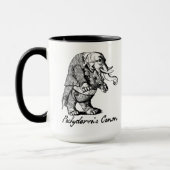 Mug Violon de Canon du pachyderme jouant le violon (Gauche)