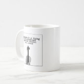 Mug Violon et bonheur (Devant gauche)