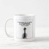 Mug Violon et bonheur (Gauche)