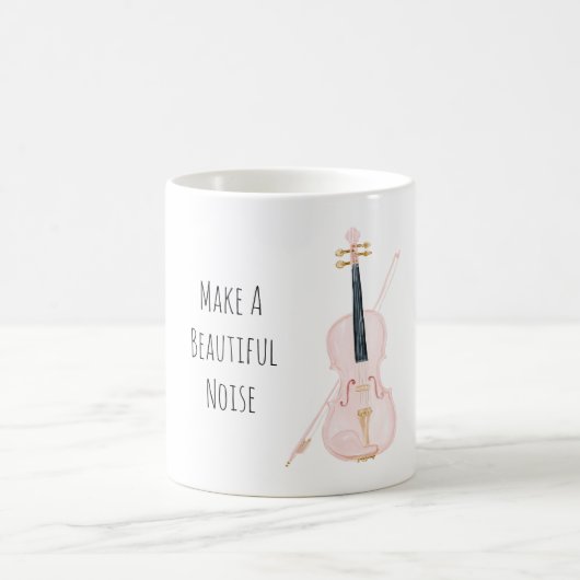 Mug Violon Instrument Rose (Centre)