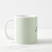 Mug Violon Lavande Vert Menthe (Gauche)