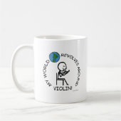 Mug Violon - Le Monde tourne autour (Gauche)