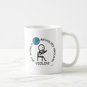 Mug Violon - Le Monde tourne autour