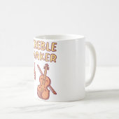 Mug Violon mignon, Arbre Maker Music Pun (Devant droit)