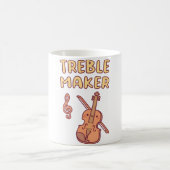 Mug Violon mignon, Arbre Maker Music Pun (Centre)