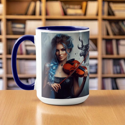 Mug Violon musicien Taurus Zodiac