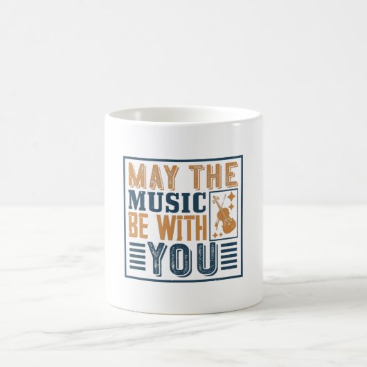 Mug Violon - Que La Musique Soit Avec Vous (Centre)