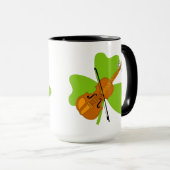 Mug Violon shamrock (Devant droit)