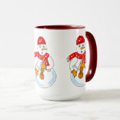 Mug Violon Snowman (Devant droit)
