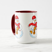 Mug Violon Snowman (Devant gauche)