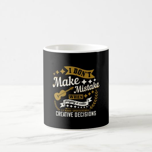 Mug Violoncelle - Je ne fais pas d'erreur (Centre)