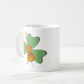 Mug Violoncelle Shamrock (Devant gauche)