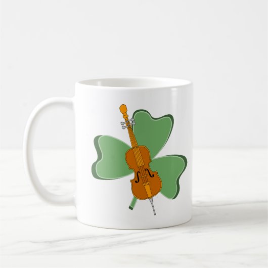 Mug Violoncelle Shamrock (Gauche)