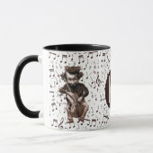 Mug Violoncelle | Vintage | monogrammed (Gauche)