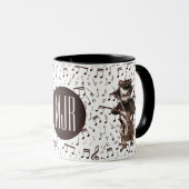 Mug Violoncelle | Vintage | monogrammed (Devant droit)