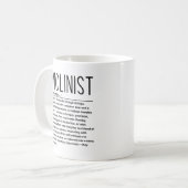 Mug Violoniste (Devant gauche)