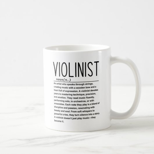 Mug Violoniste (Droite)