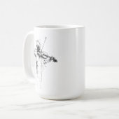 Mug Violoniste Abstrait et élégant (Devant gauche)