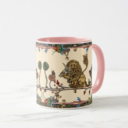 Mug Violoniste Lion, Hare (Devant droit)