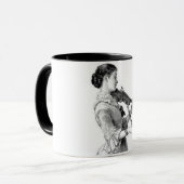 Mug Violoniste vintage (Devant gauche)