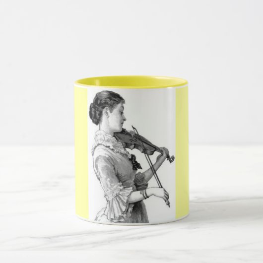 Mug Violoniste Vintage (Centre)