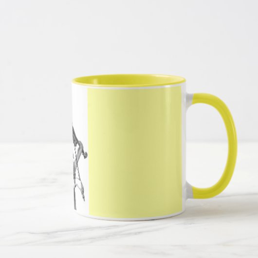Mug Violoniste vintage (Droite)