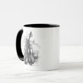 Mug Violons et notes de musique (Devant gauche)
