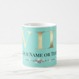 Mug VIP or glamour sur Turquoise