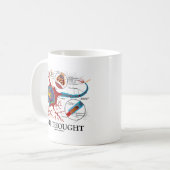 Mug VIP pensé (humour de neurone/synapse) (Devant gauche)