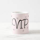 Mug 'VIP' rose flamant (Centre)