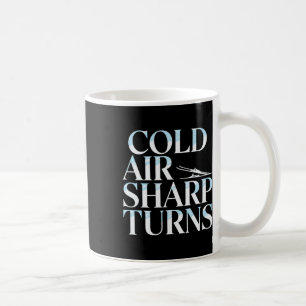 Mug Virage serré d'air froid en ski alpin de montagne