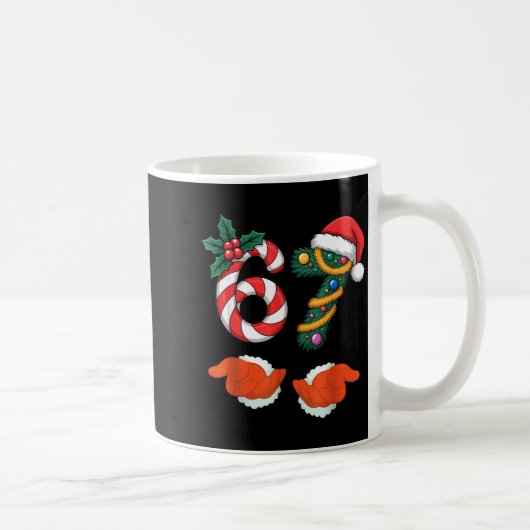 Mug Viral 67 Candy Canes Christmas Tree With Hand Holi (Droite)