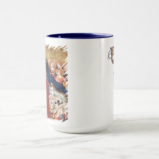 Mug Virgin Mary Mercy Under Her Mantle Catholic Memi (Centre)