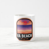 Mug Virginia Beach VA Retro Sunset (Centre)