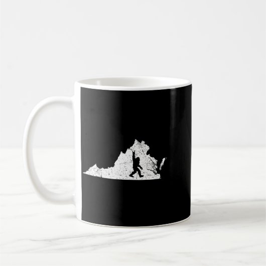 Mug Virginia Bigfoot Sasquatch Funny Appalachian Men K (Gauche)