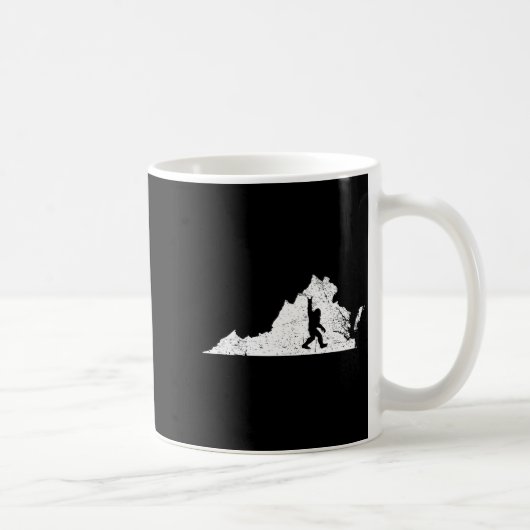 Mug Virginia Bigfoot Sasquatch Funny Appalachian Men K (Droite)