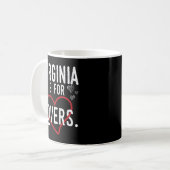 Mug Virginia Lovers Cool Virginia est 4 Lovers Gift pr (Devant gauche)