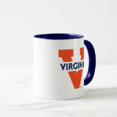 Mug Virginia Split V (Devant droit)