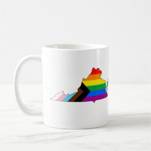 Mug Virginia State Pride LGBTQ Progress Pride