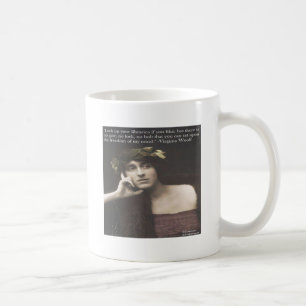 Mug Virginia Woolf Citation Open Mind