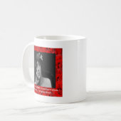 Mug Virginia Woolf & Citation sur l'amour (Devant gauche)