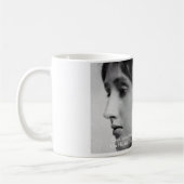 Mug Virginia Woolf Diner/Love Well Love Citations Cade (Gauche)