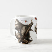 Mug Virginian Opossum Didelphis Virginia Illustration (Devant gauche)