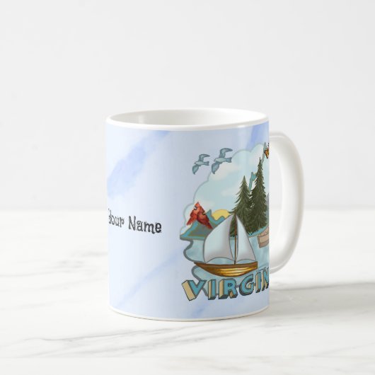 Mug Virginie (Devant droit)